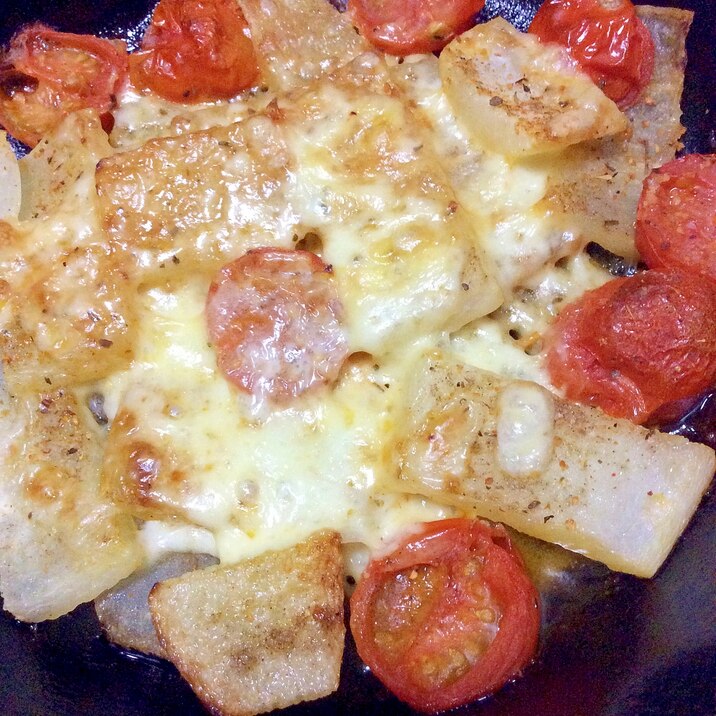 大根トマトチーズ焼き